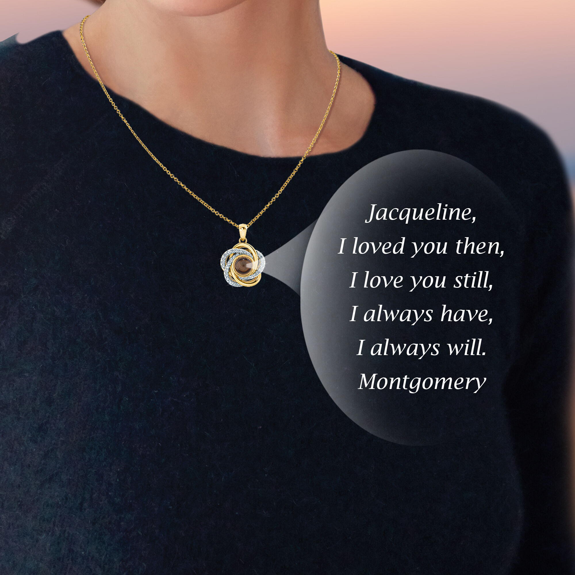 Whispers of Love Secret Message Pendant 10439 0018 m model