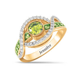 Birthstone Wave Ring 11175 0014 h august