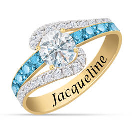 Personalized Birthstone Splendor Ring 10385 0012 l december