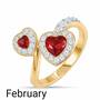 A Colorful Year Crystal Rings   Sizes 9 12 6115 002 5 3