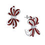 Birthstone Diamond Bow Earrings 1876 0066 g july
