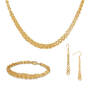 Golden Glamour Necklace Earrings Bracelet Set 11848 0011 a main
