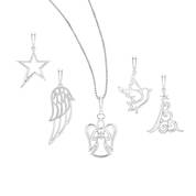 Celebrate the Season Silver Pendant Set 11613 0014 a main