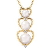 I Love You Forever Pearl Diamond Pendant 10782 0011 a main
