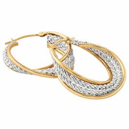 Arcs of Elegance 14kt Gold Earrings 6002 001 3 2