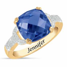 Birthstone  Diamond Ring 1159 001 5 9