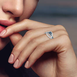 The Blue Wave Diamond Ring 11067 0015 m model