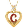 Personalized Ruby Heart Pendant 10906 0012 a main