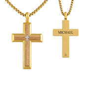 Personalized True Cross Diamond Pendant 12053 0015 a main