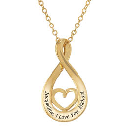 You Hold My Heart Personalized Diamond Pendant 10938 0014 b back