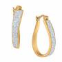 Sensational Swirl Diamond Hoop Earrings 2641 001 9 2