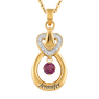 Genuine Birthstone Drop Pendant 2273 001 4 7