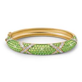 Refined  Radiant Birthstone Bangle 2918 001 5 8