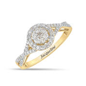 Diamond Round Cluster Ring 11236 0037 z main