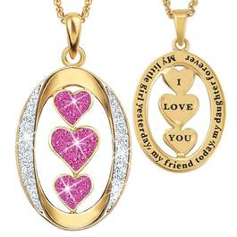 My Daughter I Love You Diamond Pendant 1136 001 3 10