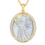 Guardian Angel Personalized Diamond Pendant 10612 0017 b front