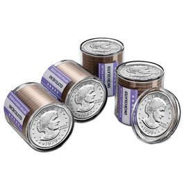 Susan B Anthony Dollar Collector Roll Set 11107 0017 d rolls