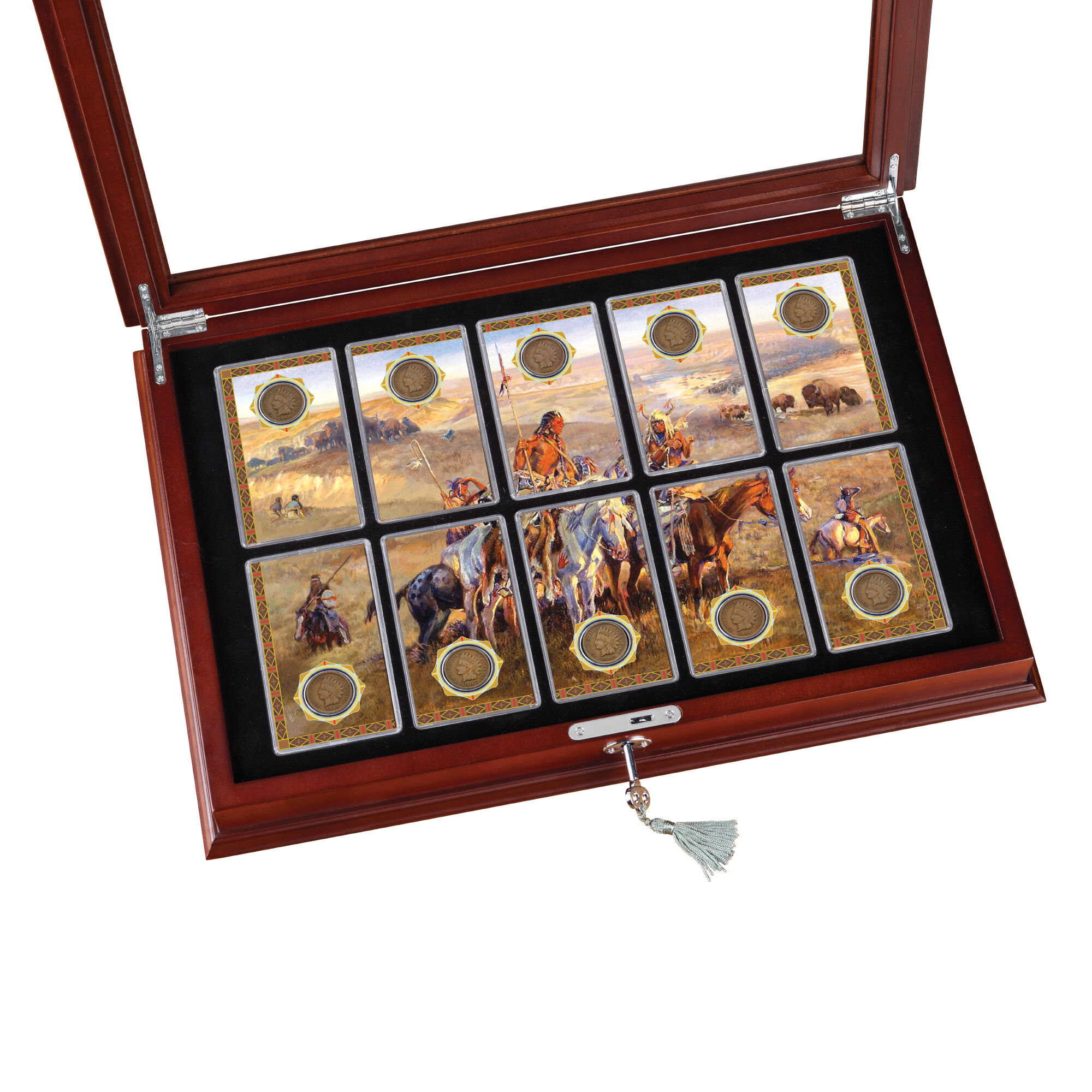 The Last 10 Years of Indian Head Pennies Collection 10404 0027 b displayopen