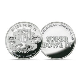 Super Bowl Flip Coin Silver Plated Collection 11732 0069 a Chiefs4