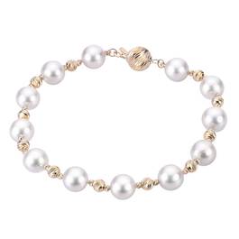 Akoya Pearl Brilliant Bead Bracelet 11142 0626 a main