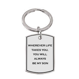 For My Son Gift Set with Wallet Key Chain and Valet Box 10504 0018 c reverse of key