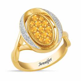 Birthstone  Diamond Flip Ring 2002 001 2 11