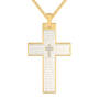 Lords Prayer Diamond Cross Pendant 10351 0012 a main