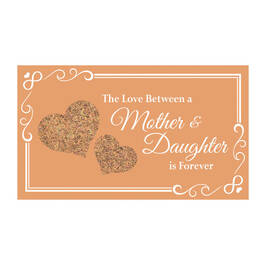 The Love Between A Mother  Daughter is Forever Mirror Music Box 6543 001 9 4