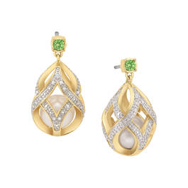 Birthstone Diamond Caged Pearl Earrings 11899 0019 h august