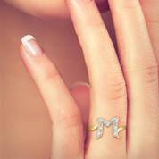 Personalized Diamond Initial Ring 5216 001 7 2