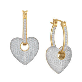 Sparkling Hearts InsideOut Hoop Earrings 10046 0013 a main