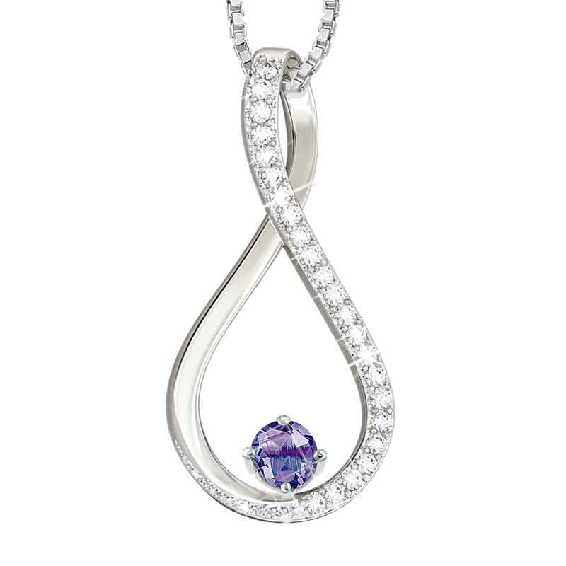 The Birthstone  Diamond Infinity Pendant 5200 001 5 2