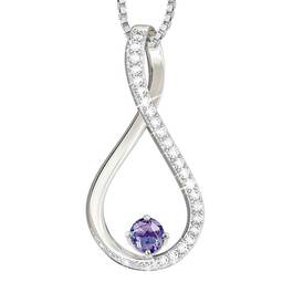 The Birthstone  Diamond Infinity Pendant 5200 001 5 2