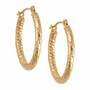 Diamond Cut Classics 14kt Gold Hoops 2952 001 2 1