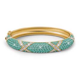 Refined  Radiant Birthstone Bangle 2918 001 5 3