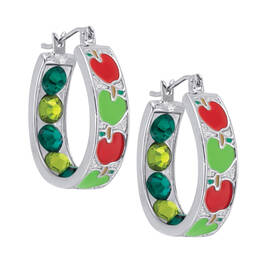 Crystal Celebrations Hoop Earrings 4608 0032 d september