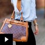 Personalized Initial Handbag, , video-thumb