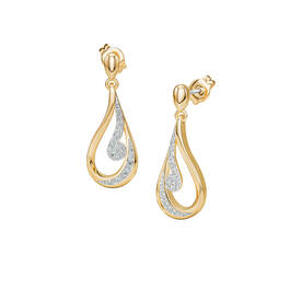 Diamond Tears Remembrance Pendant with FREE Matching Earrings 12393 0018 c earring