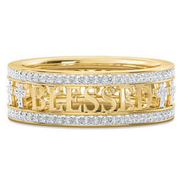 Blessed Diamond Cross Ring 6514 0014 b reverse