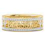 Personalized Blessed Diamond Cross Ring, Blessed Diamond Cross Ring 6514 0014 b reverse