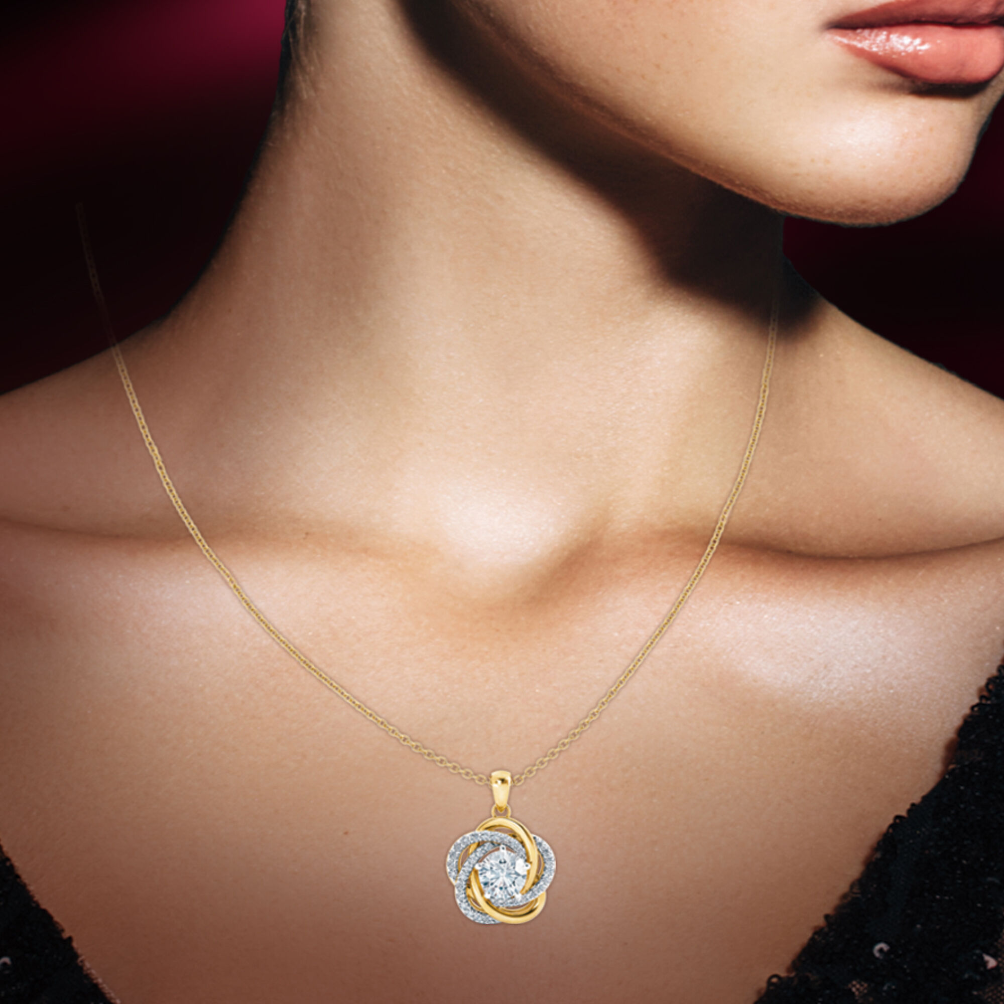 Perfectly Paired Love Knot Pendant 4922 0056 m model
