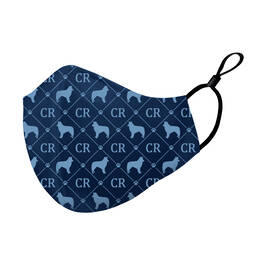 Dog Personalized Face Mask Set 10083 0017 a border collie