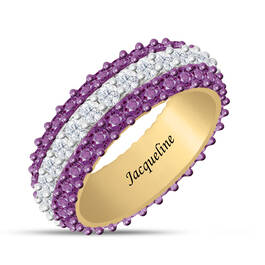 Birthstone Beauty Eternity Ring 6911 0021 b february