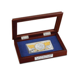 The 1878 Morgan Silver Dollar First Year of Issue Tribute 6700 0067 a display