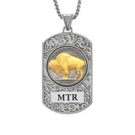 Buffalo Nickel Diamond Pendant 11089 0019 a main