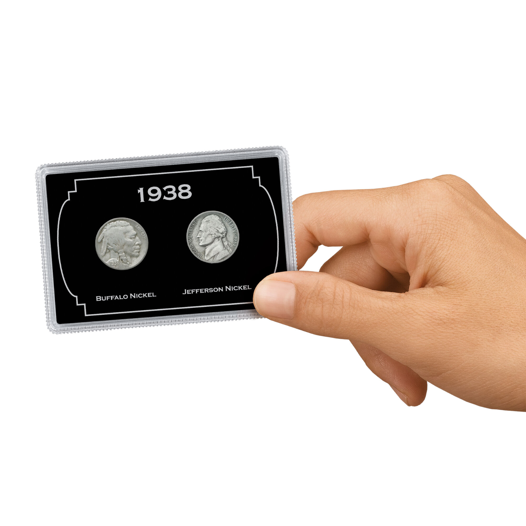 The First and Last Year Dual Dated Coin Set 10124 0018 f handshot