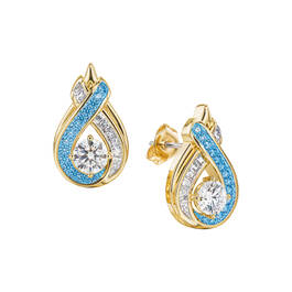 Birthstone Swirl Pendant with Free Matching Earrings 12210 0035 l december