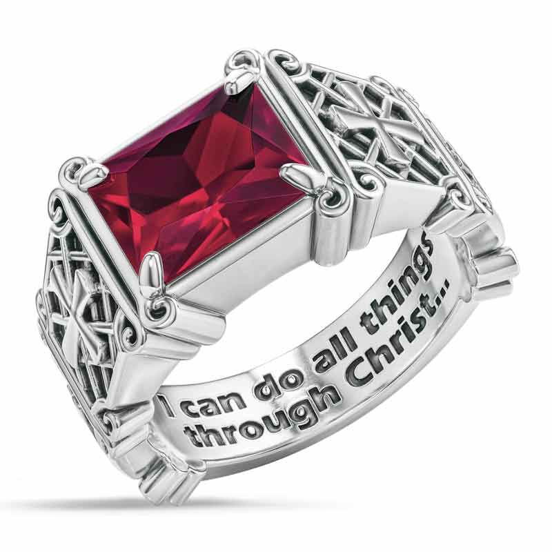 I Can Do All Things Birthstone Ring 6524 001 2 7