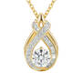 Birthstone Swirl Pendant with Free Matching Earrings 12210 0027 d april