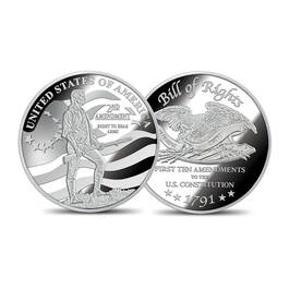 The Bill of Rights Silver Bullion Commemoratives 6530 0014 b 2nd amendment
